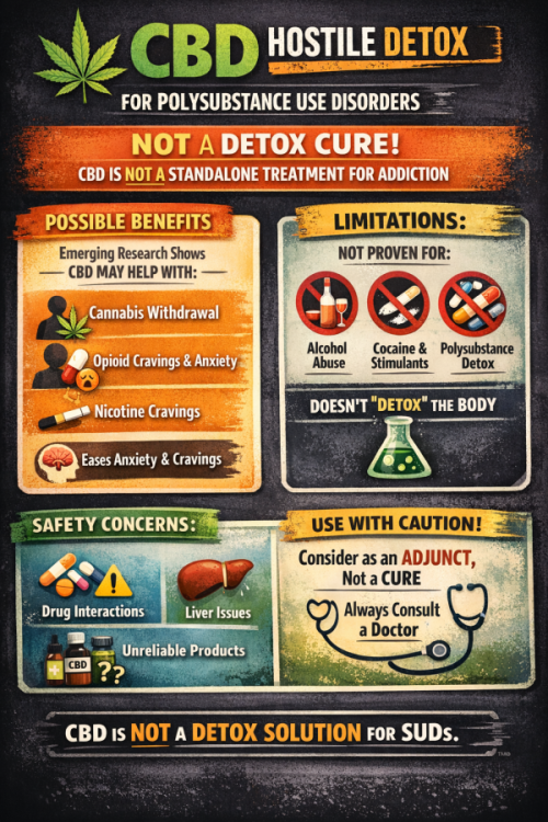 CBD Hostile Detox for Polysubstance Use Disorders International Rehab Center in Pakistan