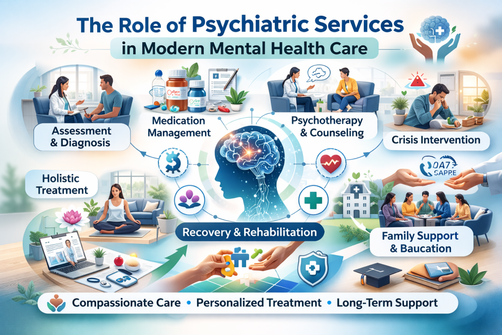 The Role of Psychiatric Services in Modern Mental Health Care Modern Mental Health Care Islamabad Pakistan