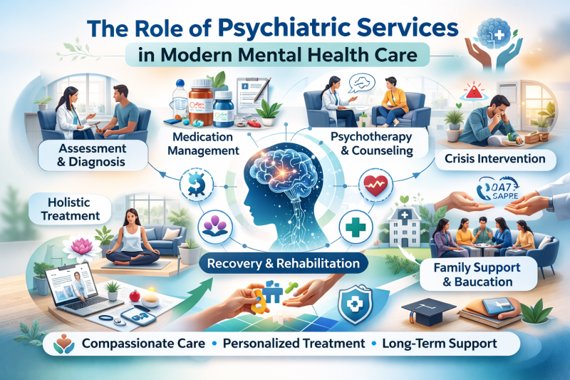 The Role of Psychiatric Services in Modern Mental Health Care Modern Mental Health Care Islamabad Pakistan