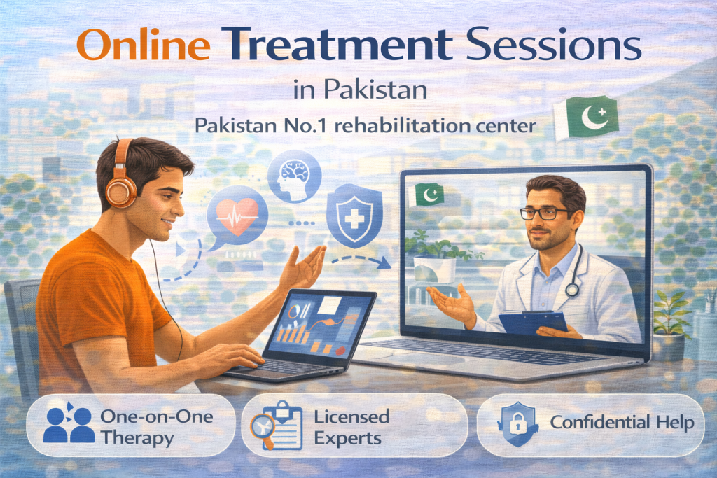 Online Treatment Sessions in Pakistan | Pakistan No.1 rehabilitation center