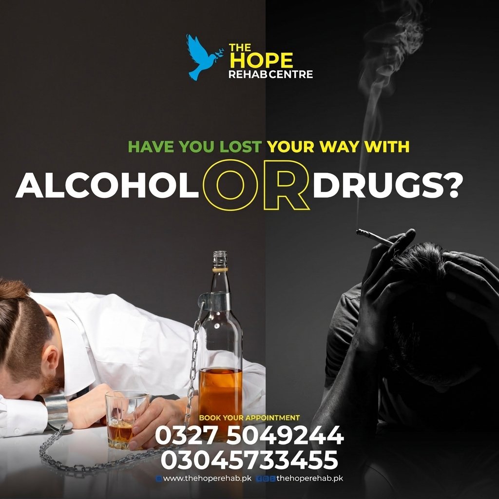 Alcohol addiction treatment Center in Islamabad Pakistan.