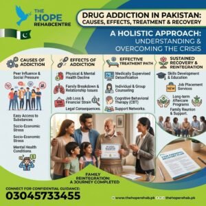 Drug Addiction in Pakistan: Causes, Effects, Treatment and Recovery